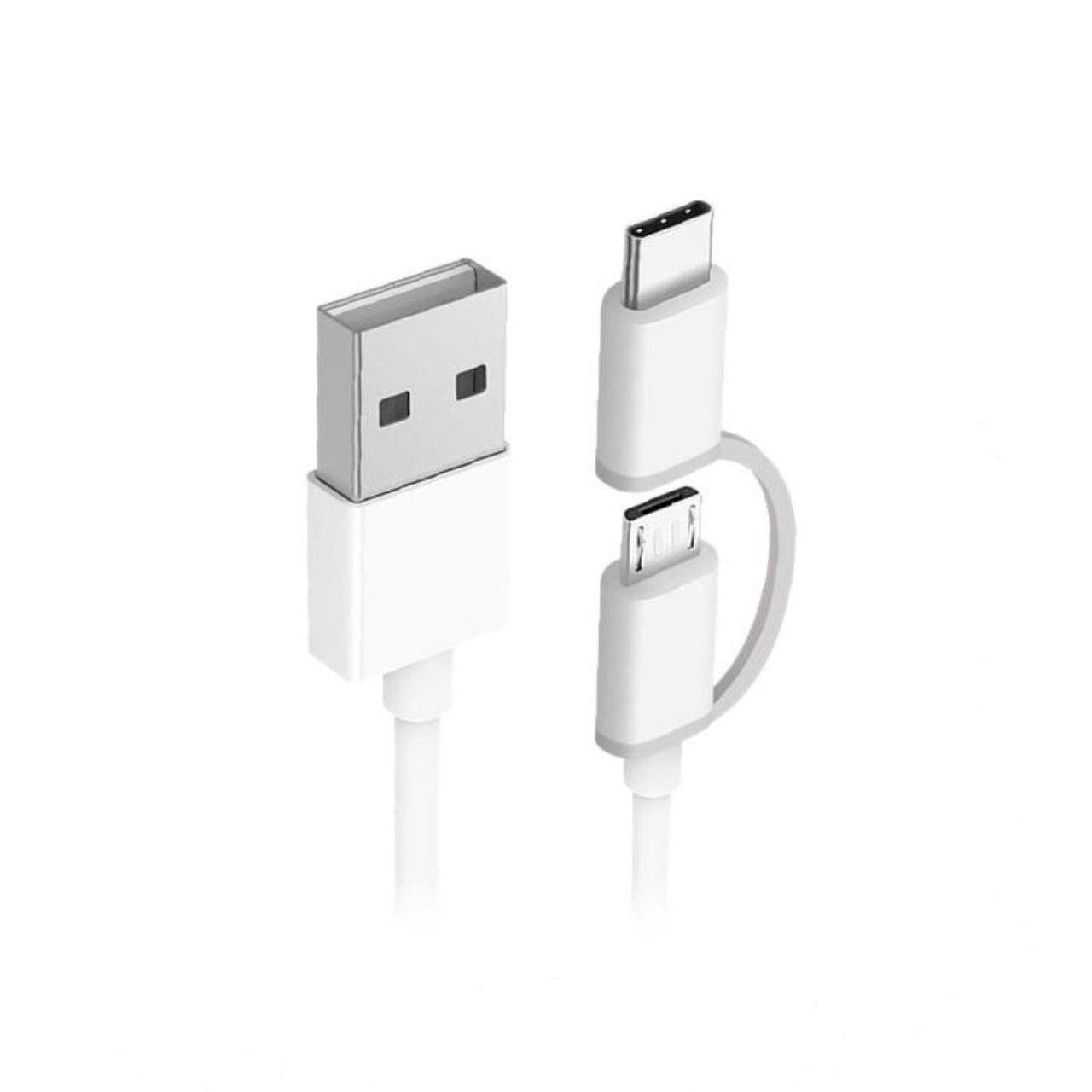 کابل تبدیل USB به USB-C/Micro USB زد ام آی مدل طول 1 متر