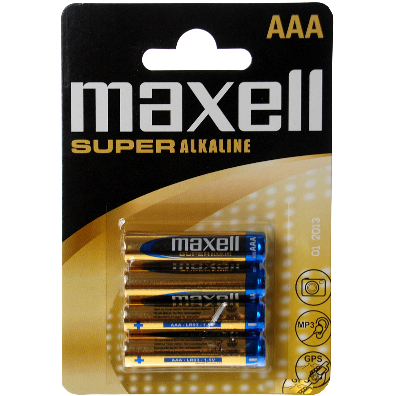 باتری نیم قلمی مکسل مدل Super Alkaline بسته 4 عددی