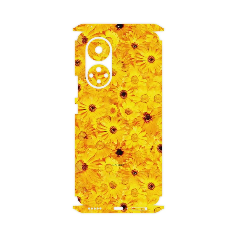 برچسب پوششی ماهوت مدل Yellow_Flower-FullSkin مناسب برای گوشی موبایل آنر 50