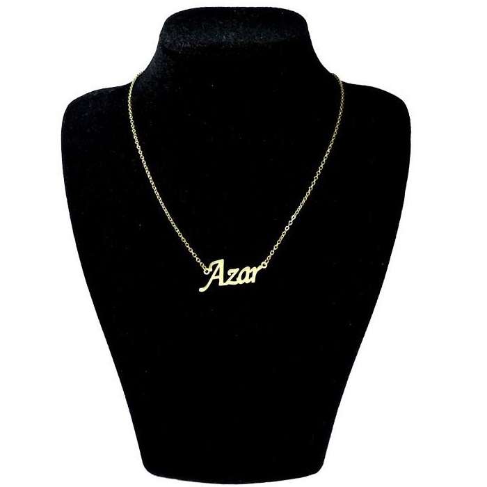 گردنبند نقره طرح اسم آذر کد 01 گردنبند نقره طرح اسم آذر کد 01