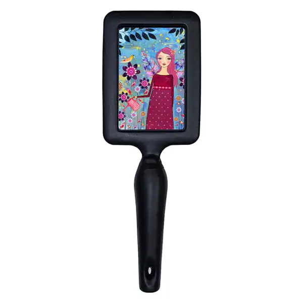 برس مو نیترو طرح بانو و باغ گل کد kbo11