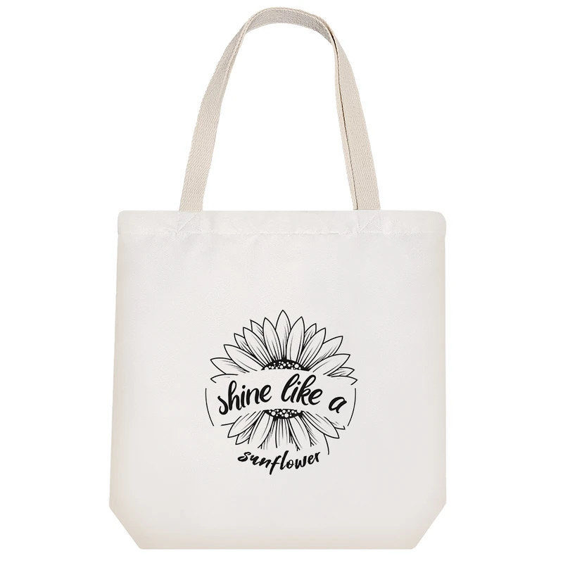 ساک خرید خندالو مدل گل آفتابگردان کد 3518