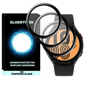 محافظ صفحه نمایش نانو گلستیک مدل Pmma-GL مناسب برای ساعت هوشمند سامسونگ Galaxy Watch 4 44mm بسته سه عددی