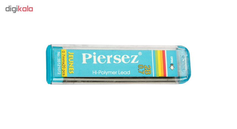 نوک مداد نوکی 0.7 میلی متری پییرسز کد PZB0124 مدل ژینس بسته 12 عددی نوک مداد نوکی 0.7 میلی متری پییرسز کد PZB0124 مدل ژینس بسته 12 عددی