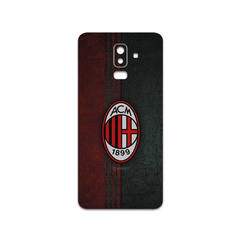 برچسب پوششی ماهوت مدل AC-Milan-FC مناسب برای گوشی موبایل سامسونگ Galaxy J8