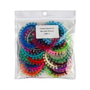 اورینگ ارتودنسی مدل FLOWER بسته 1000 عددی