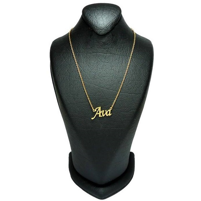 گردنبند نقره طرح اسم آوا کد 02