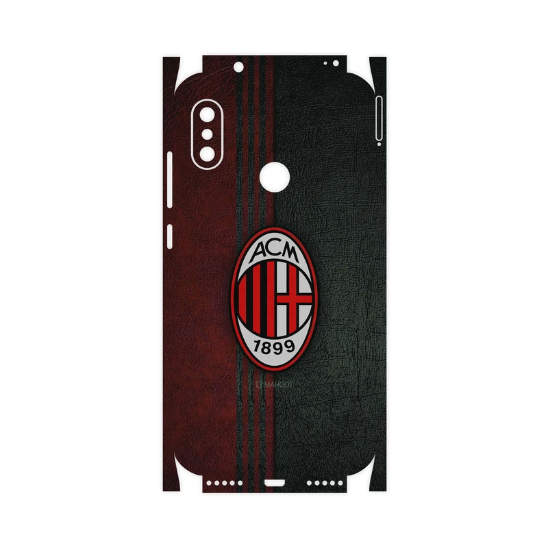 برچسب پوششی ماهوت مدل AC-Milan-FC-FullSkin مناسب برای گوشی موبایل شیائومی Redmi Note 6 Pro