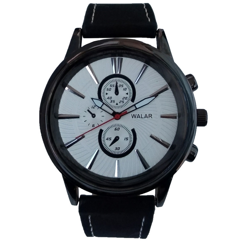 ساعت مچی عقربهای مردانه والار مدل بند چرمی کد 267TY ساعت مچی عقربهای مردانه والار مدل بند چرمی کد 267TY