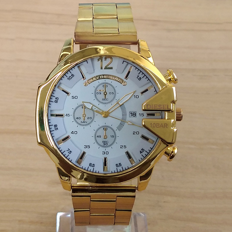 ساعت مچی عقربهای مردانه مدل بندفلزی کد 021