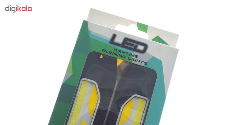 چراغ ال ای دی خودرو دی تایم رانینگ لایت مدل 03 بسته 2 عددی