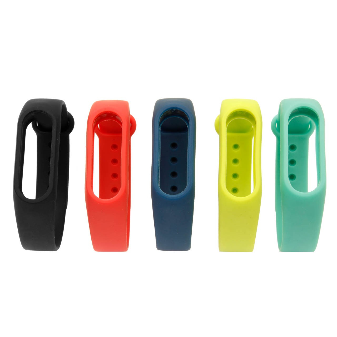 بند مچ بند هوشمند شیائومی مدل Mi Band 2 Silicone بسته 5 عددی کد84