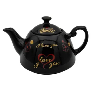 قوری مدل میخک کد 11194xiloveyou گنجایش 900 میلی لیتر