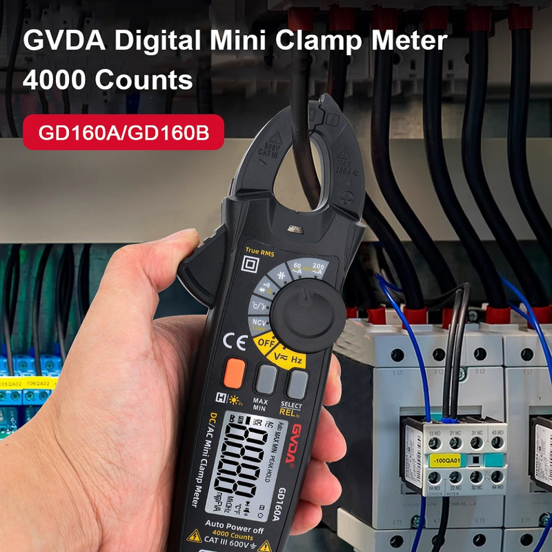 کلمپ آمپر متر جی وی دی ای مدل GD160A کلمپ آمپر متر جی وی دی ای مدل GD160A