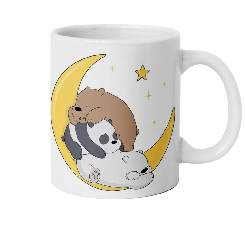 ماگ هومرو طرح کارتون خرس های کله فندقی مدل M572 