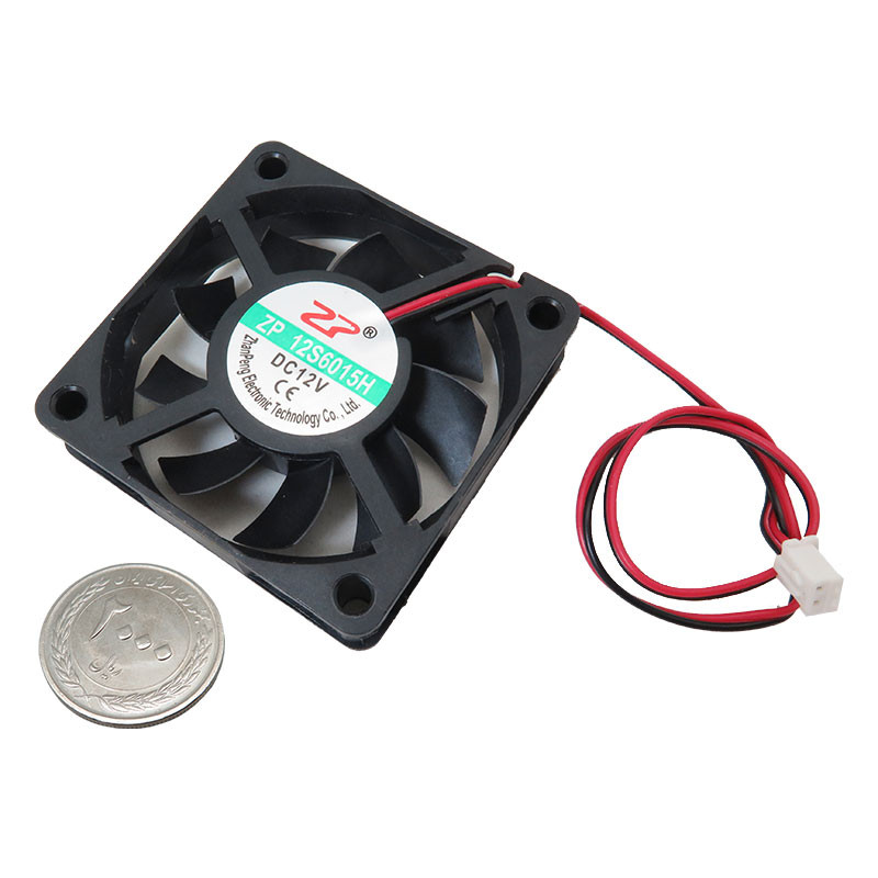 فن 12 ولت زد پی کد 60x60x15