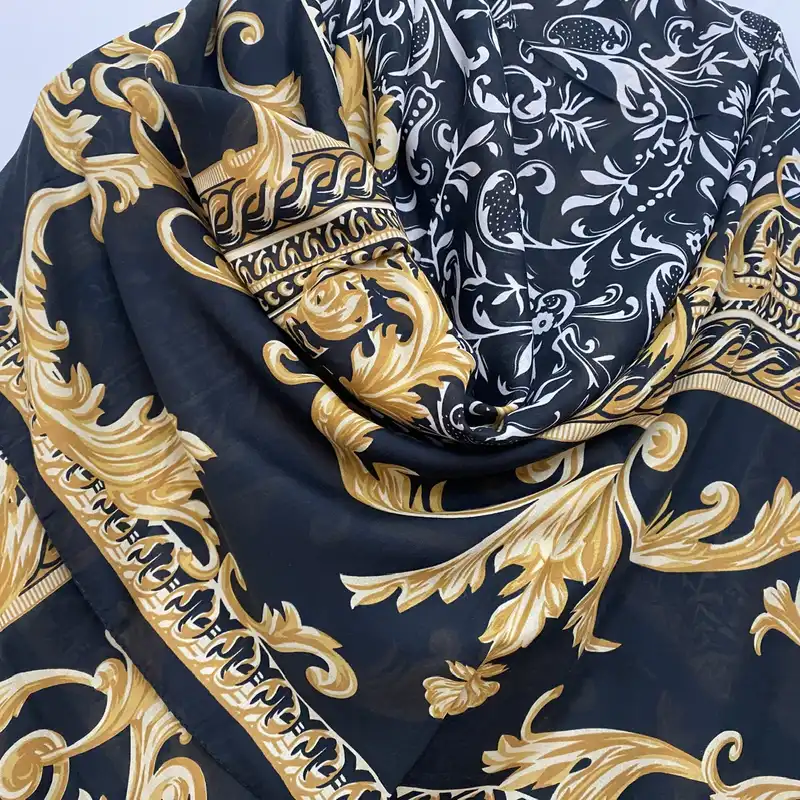 روسری زنانه مدل وال نخی ترک منگوله دار کد 9999