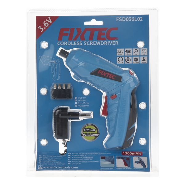 پیچ گوشتی شارژی فیکس تک مدل FSD036L02 پیچ گوشتی شارژی فیکس تک مدل FSD036L02