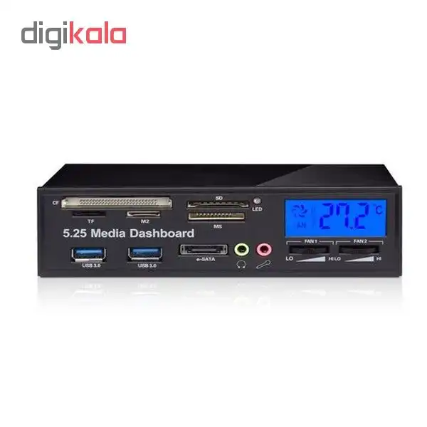 کارت خوان حافظه اینتر نال مدل MEDIA DASHBOARD