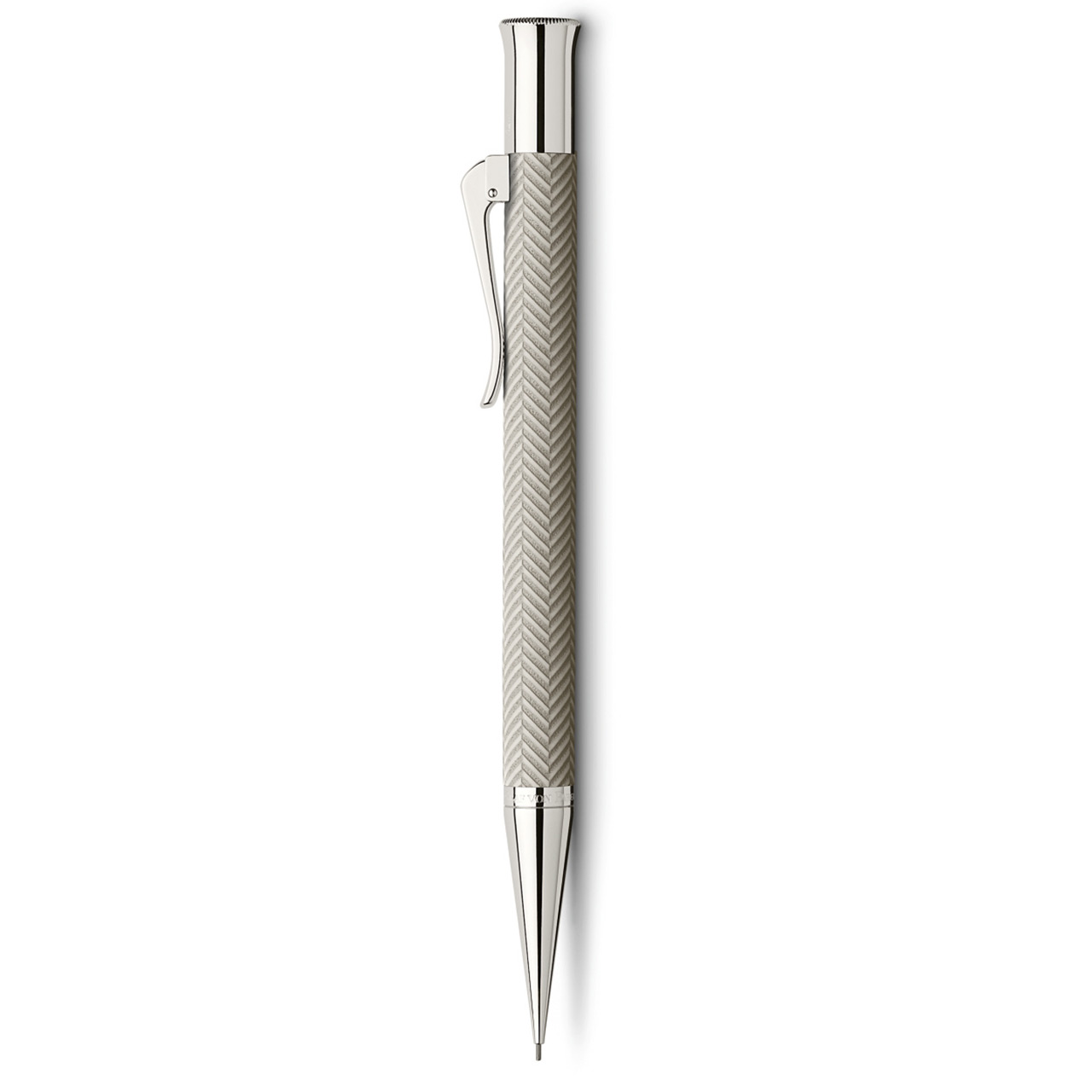مداد نوکی گراف فون فابر کاستل مدل Guilloche Ciselé Light Grey کد 136732