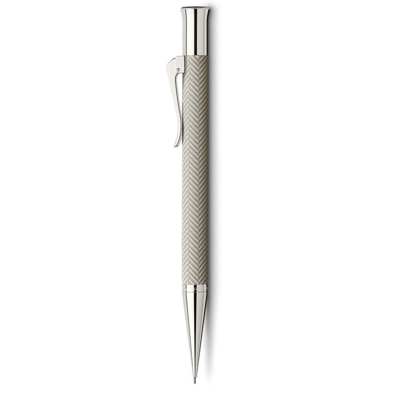 مداد نوکی گراف فون فابر کاستل مدل Guilloche Ciselé Light Grey کد 136732