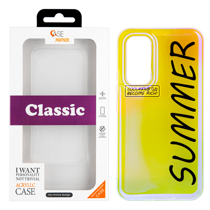 کاور کلاسیک مدل فانتزی PARTNER طرح SUMMER کد KHO.1026 مناسب برای گوشی موبایل اپل IPHONE 13 PROMAX