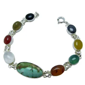 دستبند نقره زنانه کد O125 al