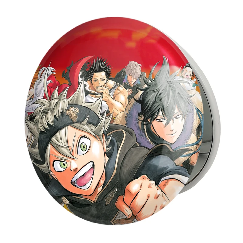 آینه جیبی خندالو طرح انیمه بلک کلاور Black Clover مدل تاشو کد 11726 