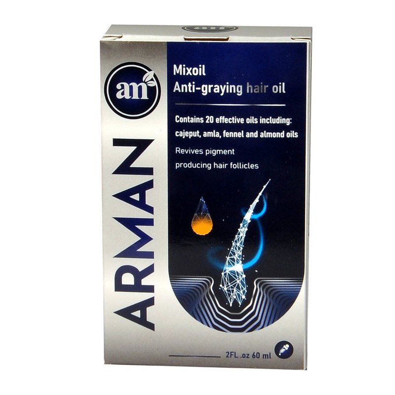 روغن مو مدل Mil طرح ضد سفیدی حجم 60 میلی لیتر