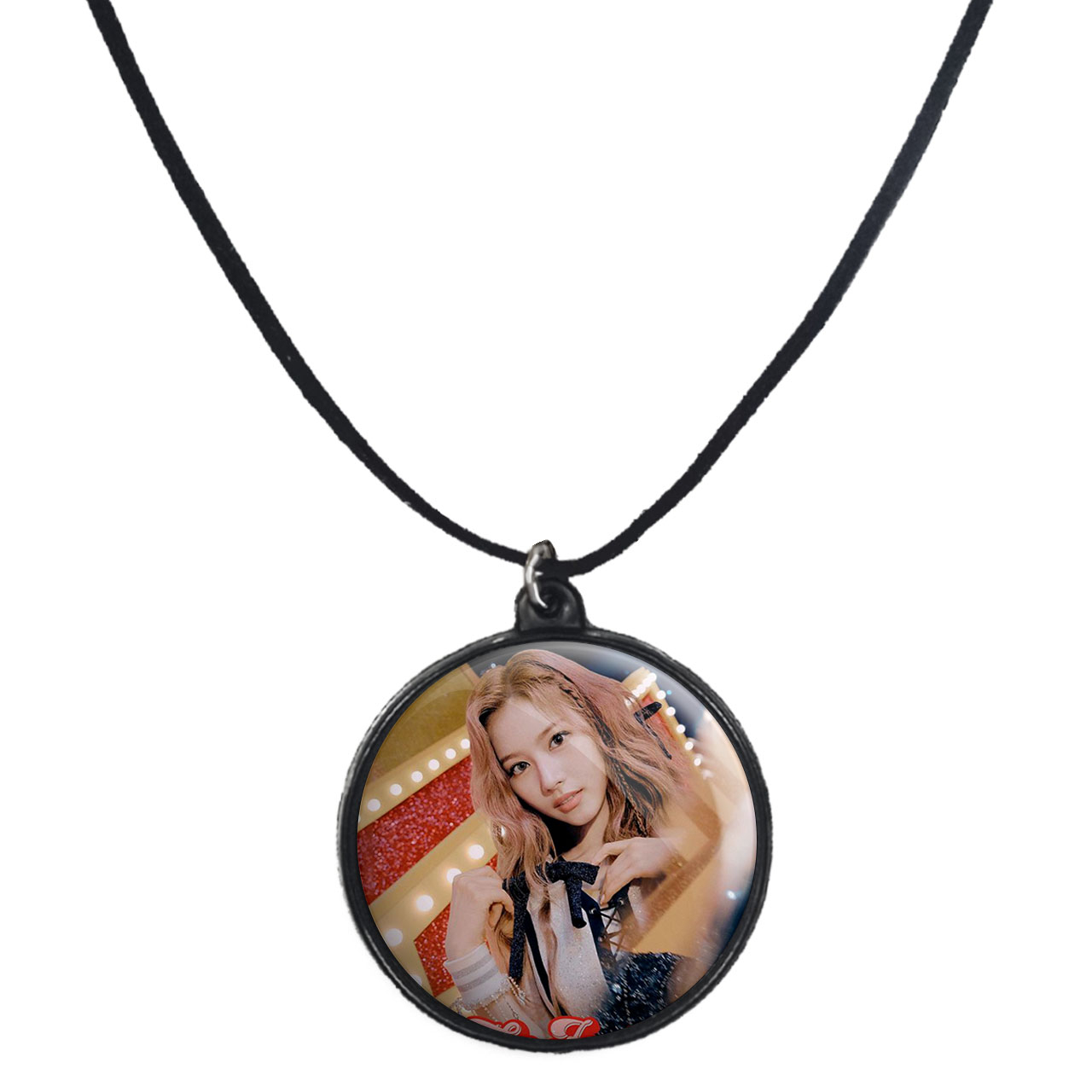 گردنبند پرمانه طرح تو ایس کد pmb.19631 مدل دو طرفه