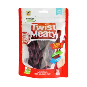 تشویقی سگ دنتالایت مدل G TWIST MEATY SLOW وزن 100 گرم
