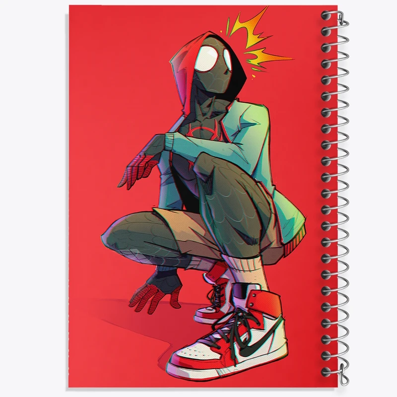 دفتر شطرنجی 50 برگ خندالو مدل مرد عنکبوتی کد F141