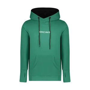 هودی مردانه ان سی نو مدل کانگورویی رنگ سبز
