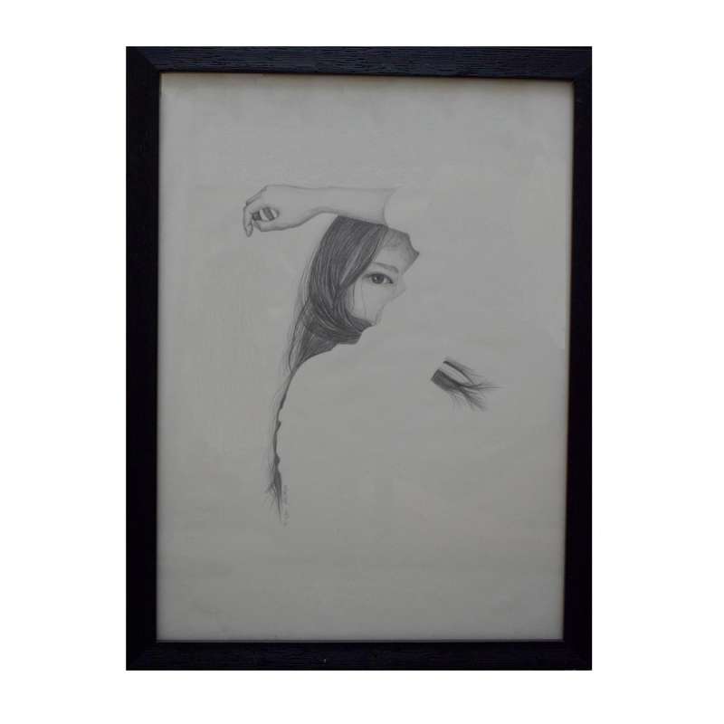 تابلو نقاشی طراحی طرح چهره