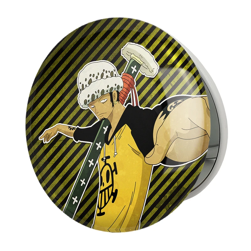 آینه جیبی خندالو طرح ترافلگر انیمه وان پیس One Piece مدل تاشو کد 17283 