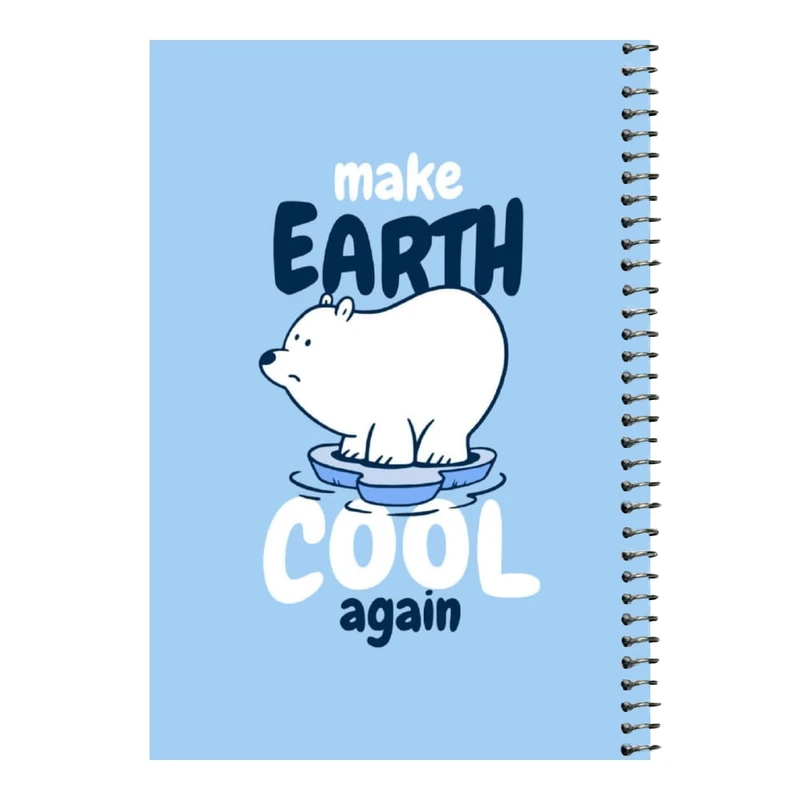 دفتر مشق 80 برگ اس جی مدل خرس قطبی     