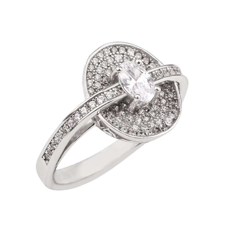 انگشتر نقره زنانه مدل 21349 انگشتر نقره زنانه مدل 21349