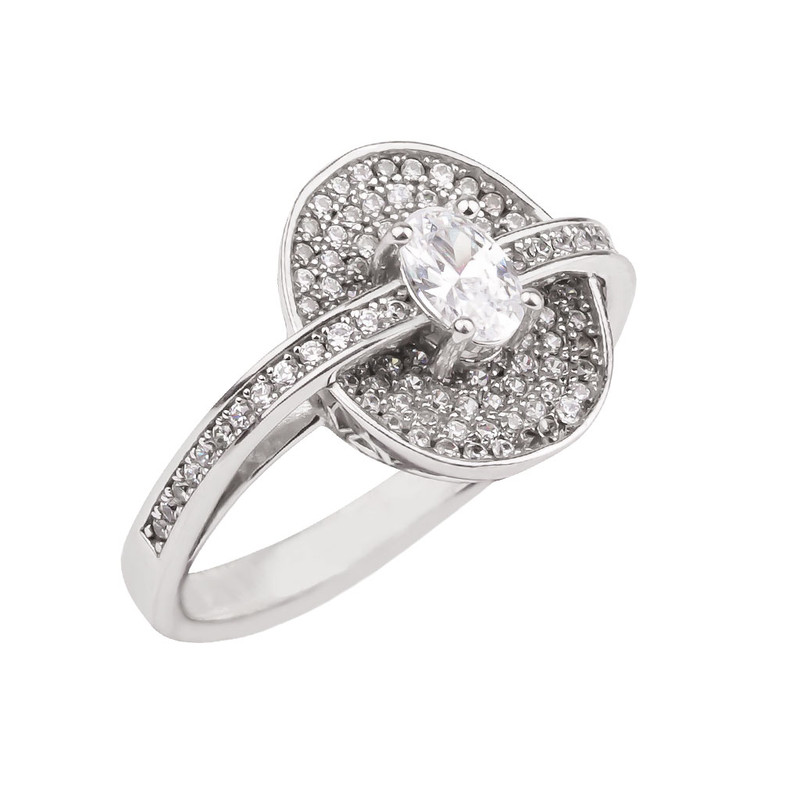 انگشتر نقره زنانه مدل 21349 انگشتر نقره زنانه مدل 21349