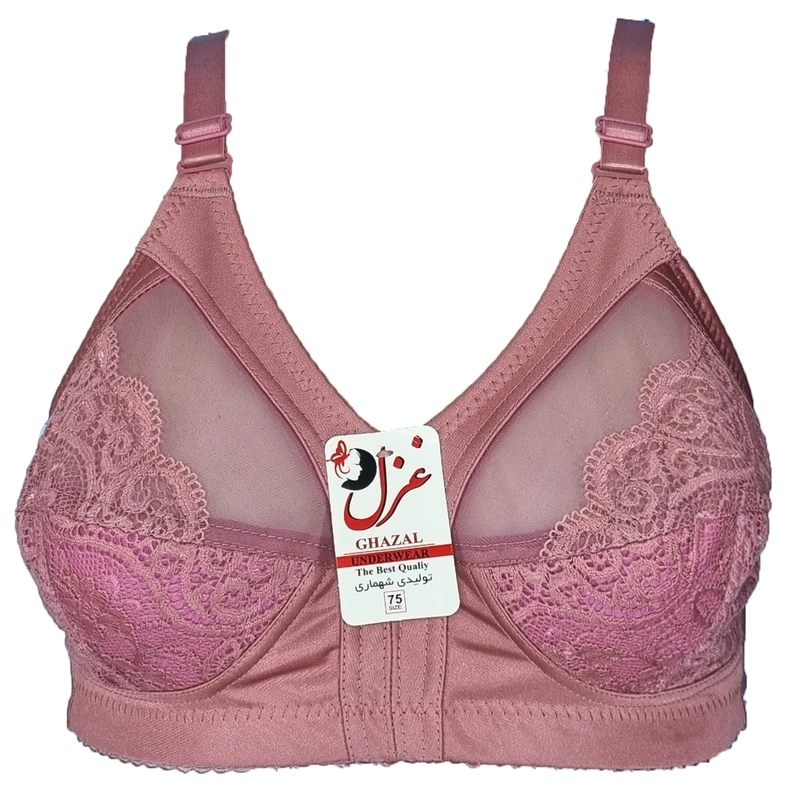 سوتین زنانه مدل غزل پرلون بالاشیشه ای کد 1986