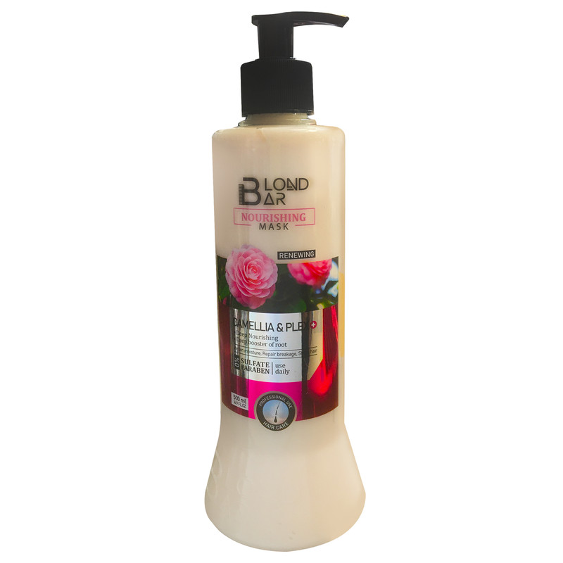 ماسک مو بلوند بار مدل Camellia Nourishing حجم 500 میلی لیتر