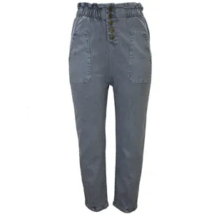 شلوار جین زنانه مدل مام فیت