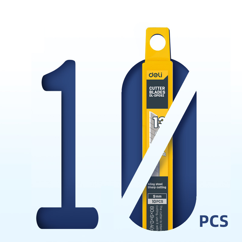 تیغ کاتر دلی مدل DL-DP092 بسته 10 عددی تیغ کاتر دلی مدل DL-DP092 بسته 10 عددی