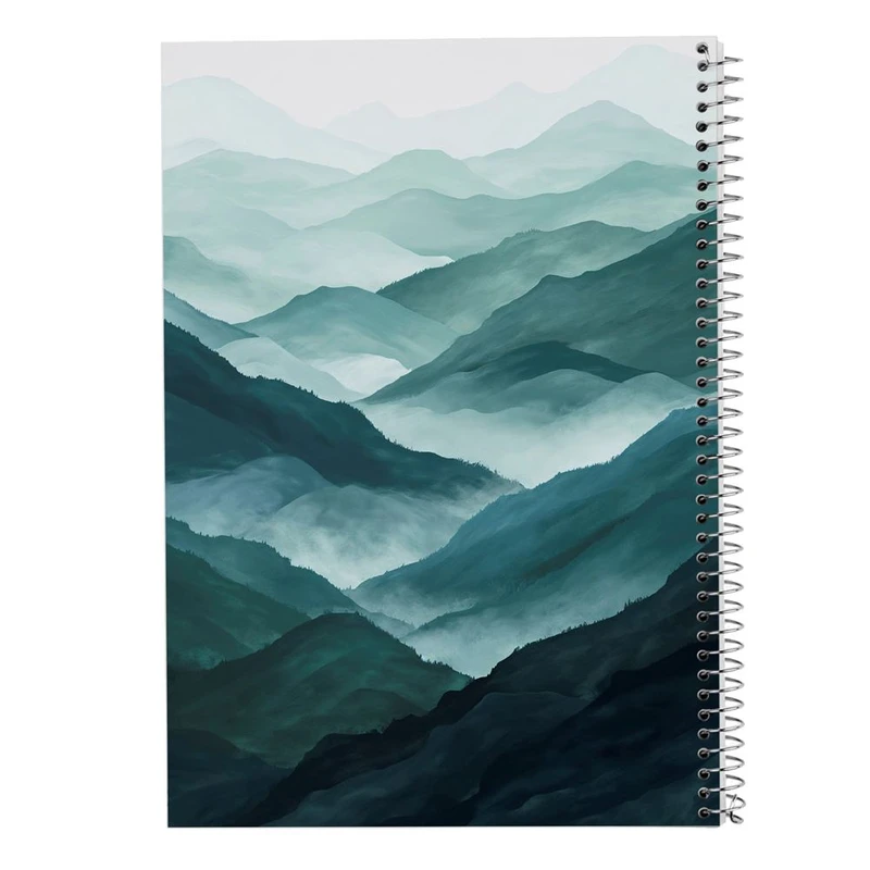 دفتر شطرنجی 50 برگ مدوپد طرح طبیعت کد DF15396