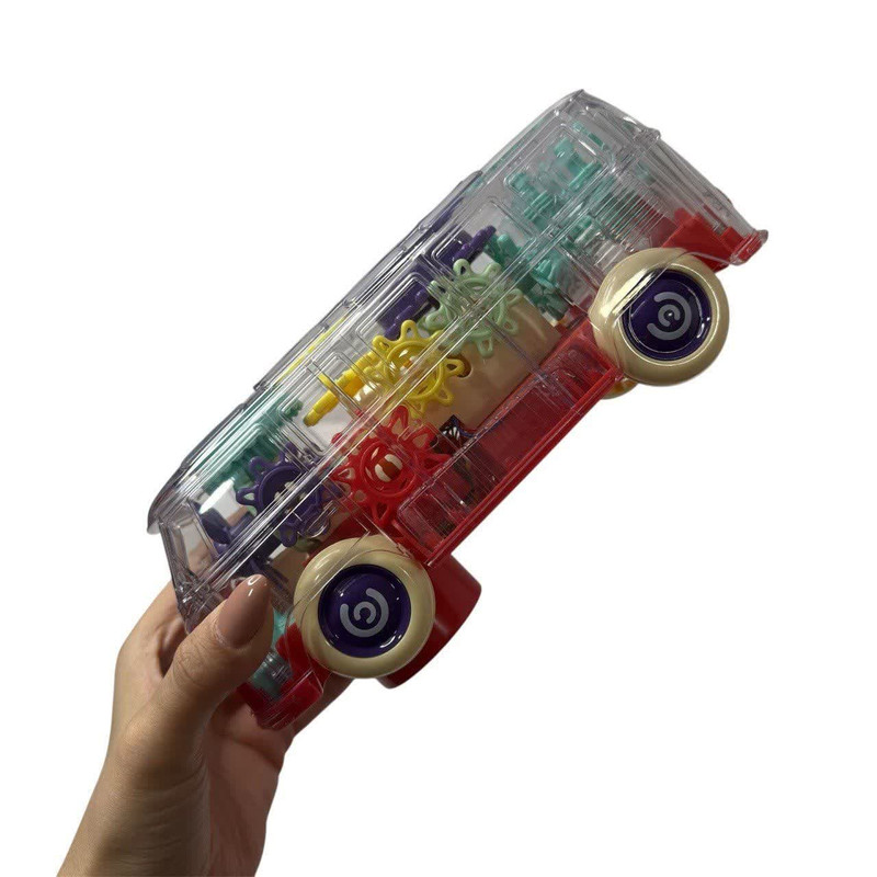 ماشین بازی مدل چرخ دنده ای چراغدار کد 12