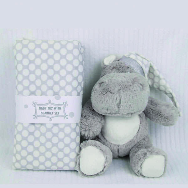 پتو نوزاد کارترلیب مدل 005 سایز 70x80 سانتی متر به همراه عروسک