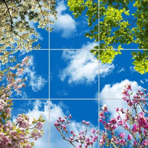 تایل سقفی مدل AY33009 سایز 60*60 مجموعه 9 عددی
