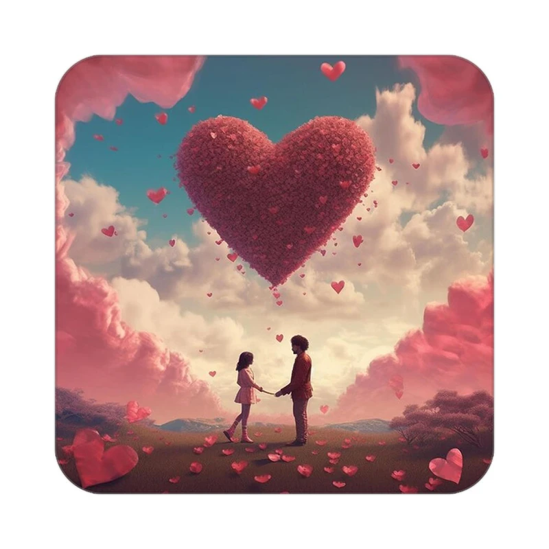 زیر لیوانی کاکتی مدل عاشقانه کد mp11426