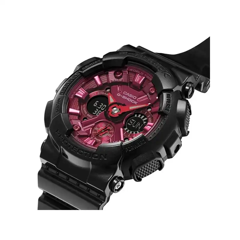 ساعت مچی عقربه ای زنانه کاسیو مدل GMA-S120RB-1ADR