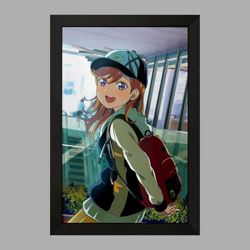 تابلو خندالو مدل کانون انیمه مادوکا مجیکا Madoka Magica  کد 18426