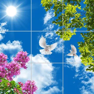 تایل سقفی مدل AY33014 سایز 60*60 مجموعه 9 عددی